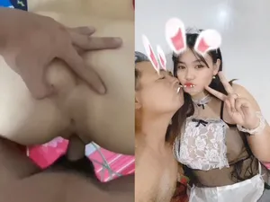 Anh xã đi làm xa, bà xã ở nhà mây mưa với trai